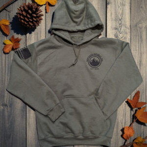 Green Northern Republic logo hoodie