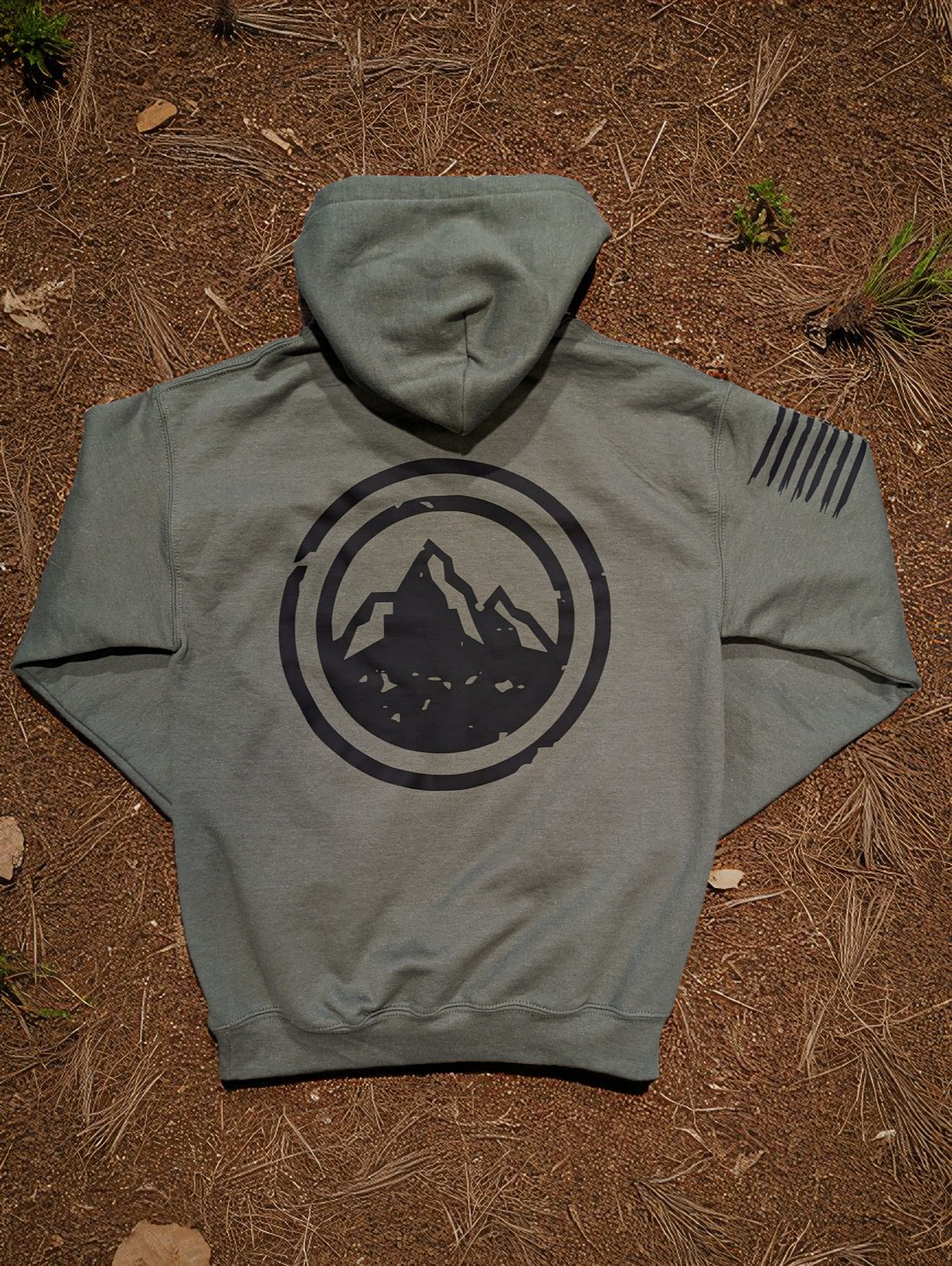 Green Northern Republic logo hoodie - Image 2