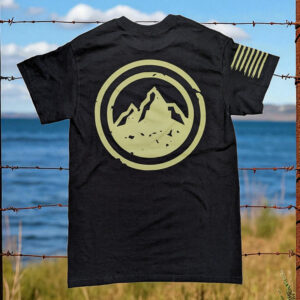 Northern Republic black logo tee